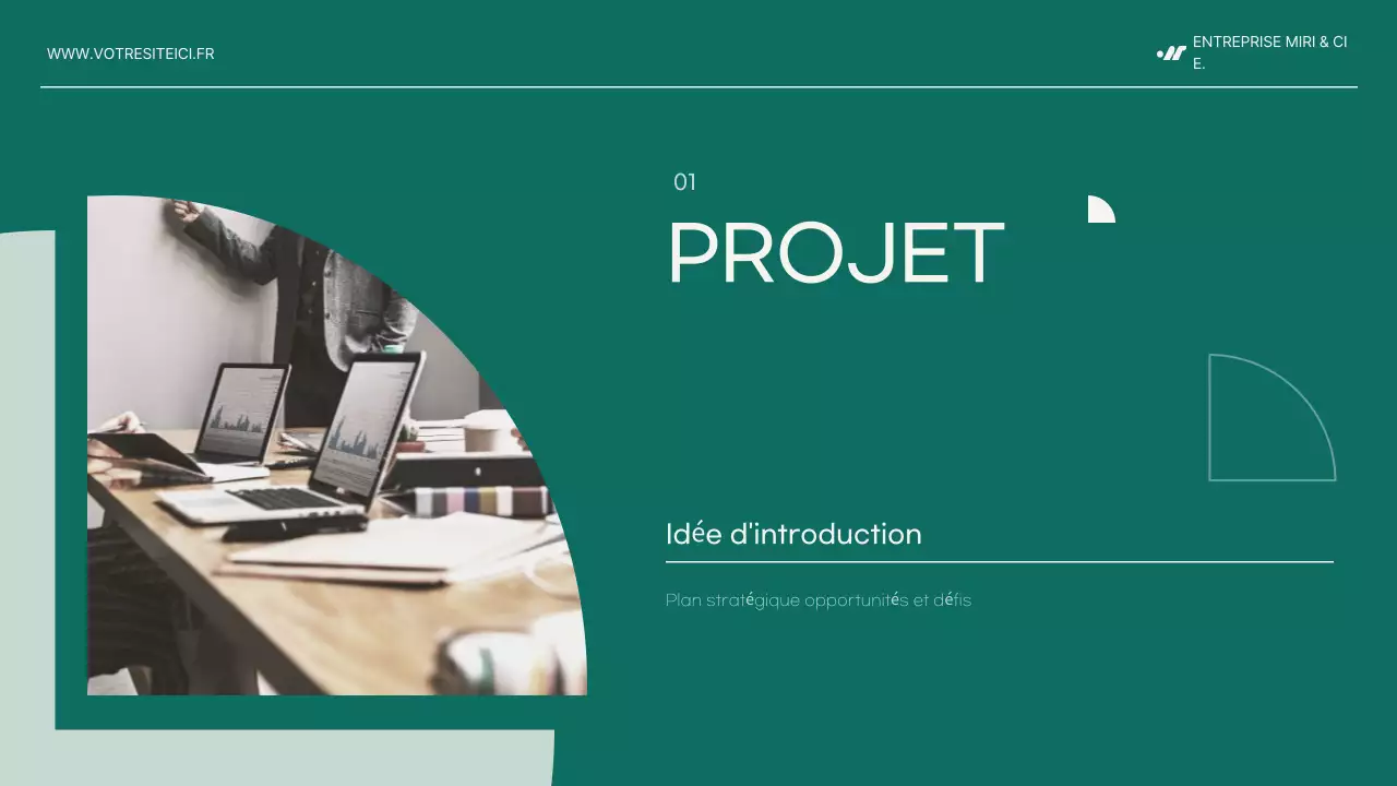 document de proposition de projet moderne mint