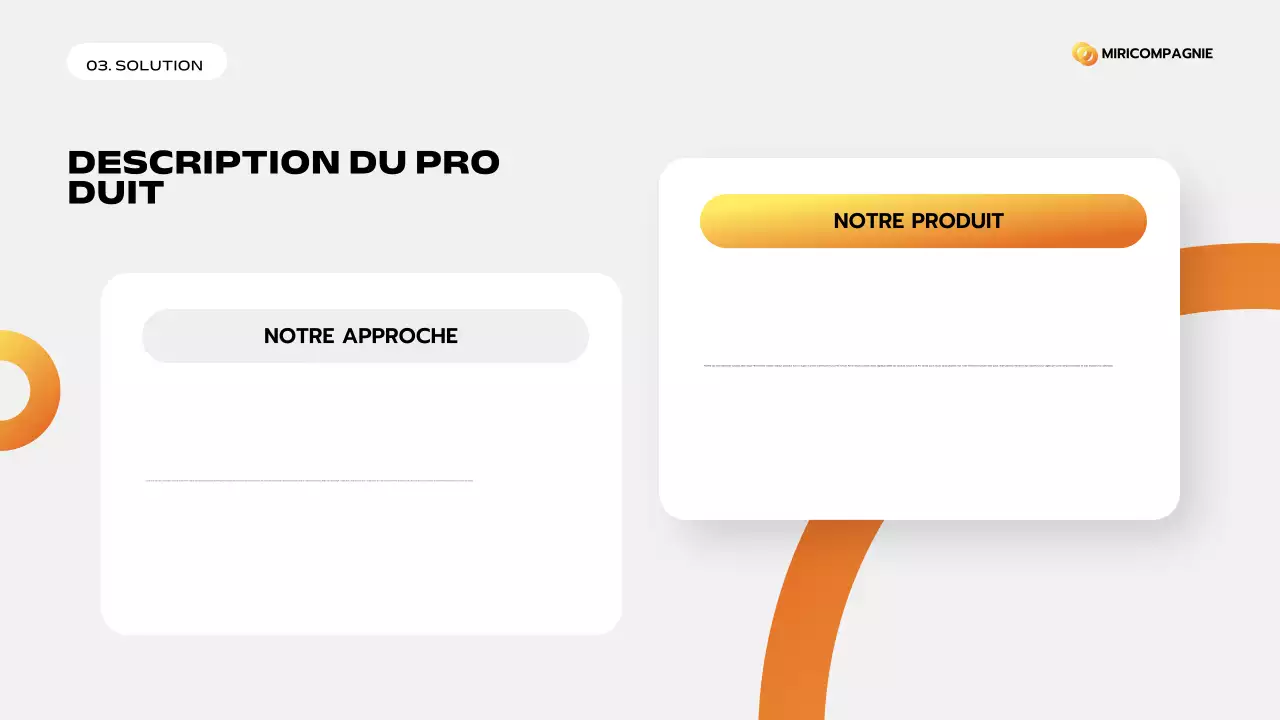 orange modern business pitch