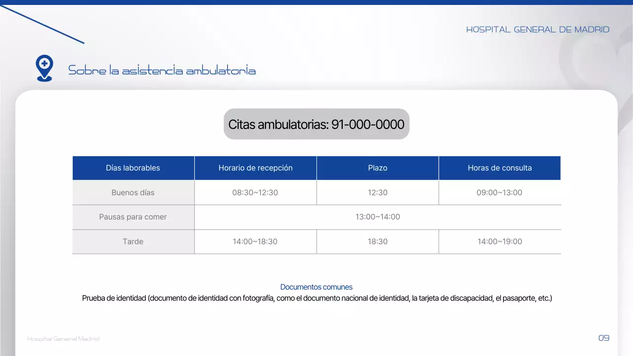 Comunicar información sobre Blue Modern Hospital