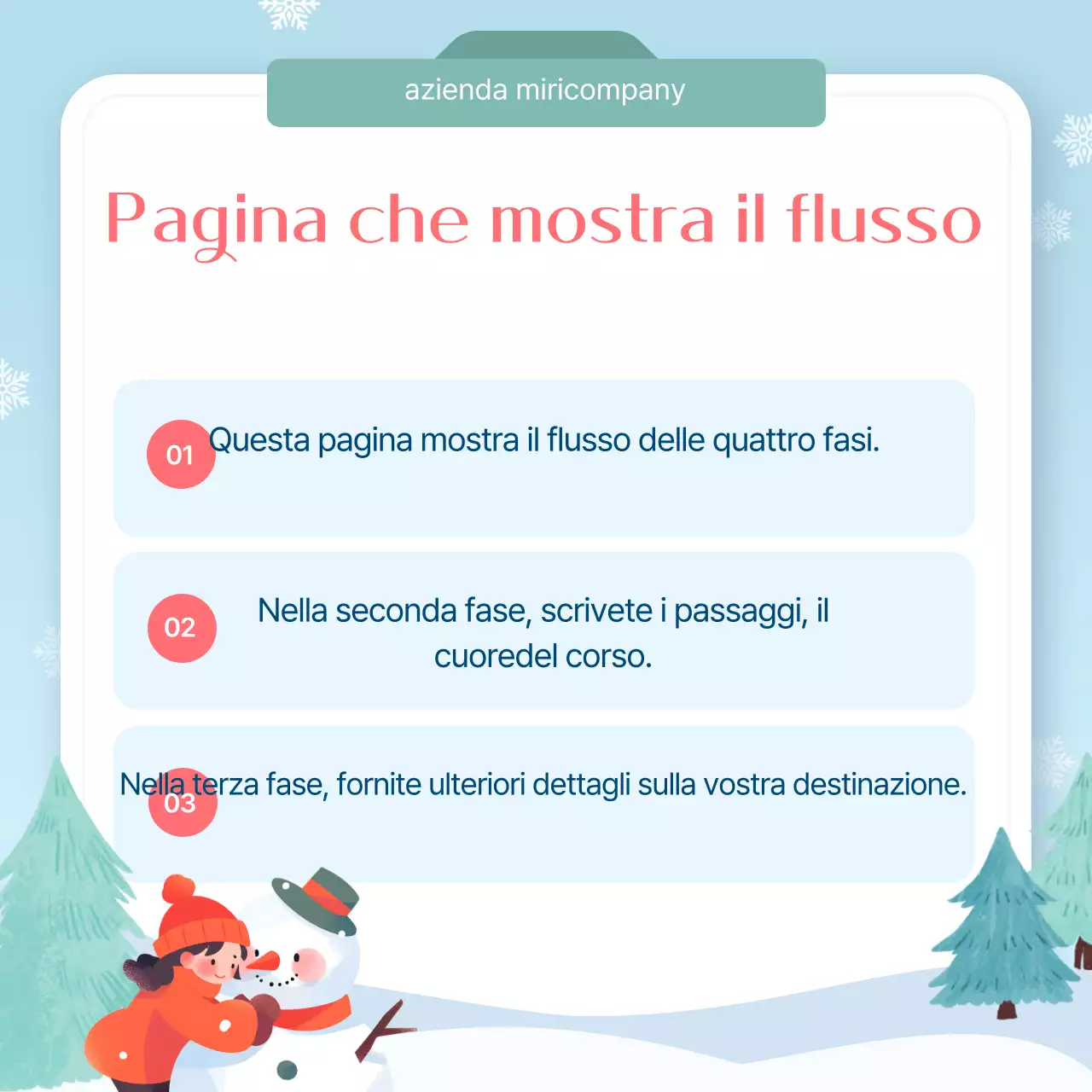 Azzurro Guida al design semplice