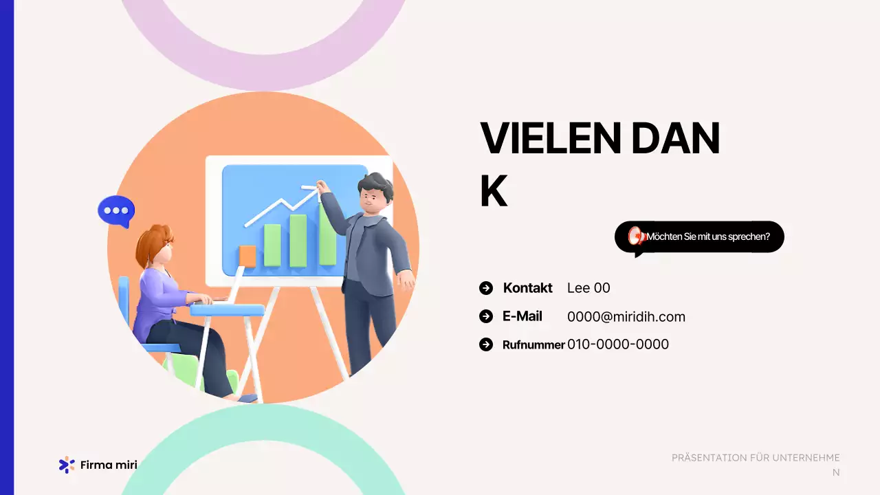 Förderung eines beigefarbenen modernen Geschäftsvorschlags