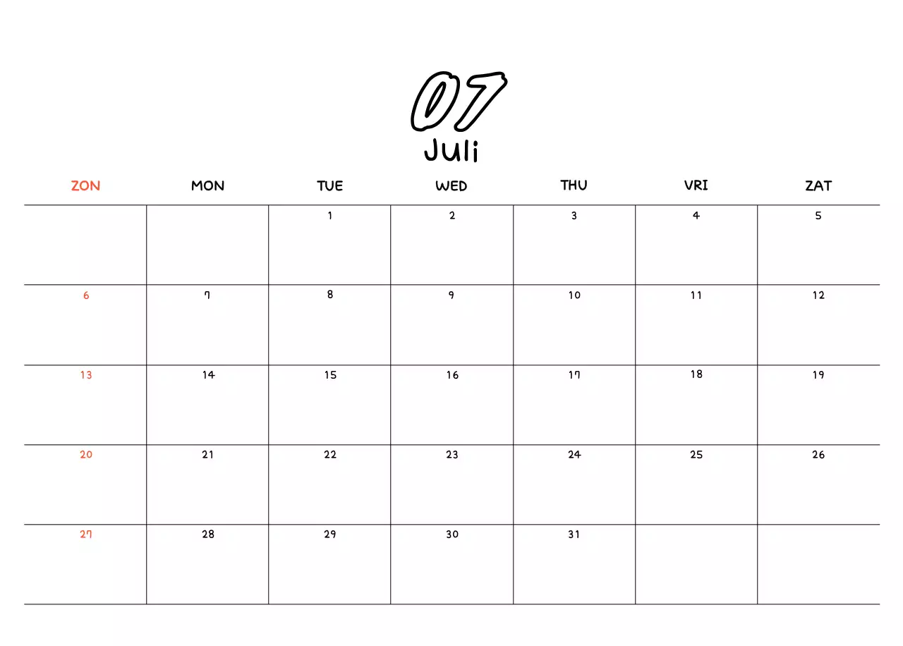 Schattige nieuwjaarskalender