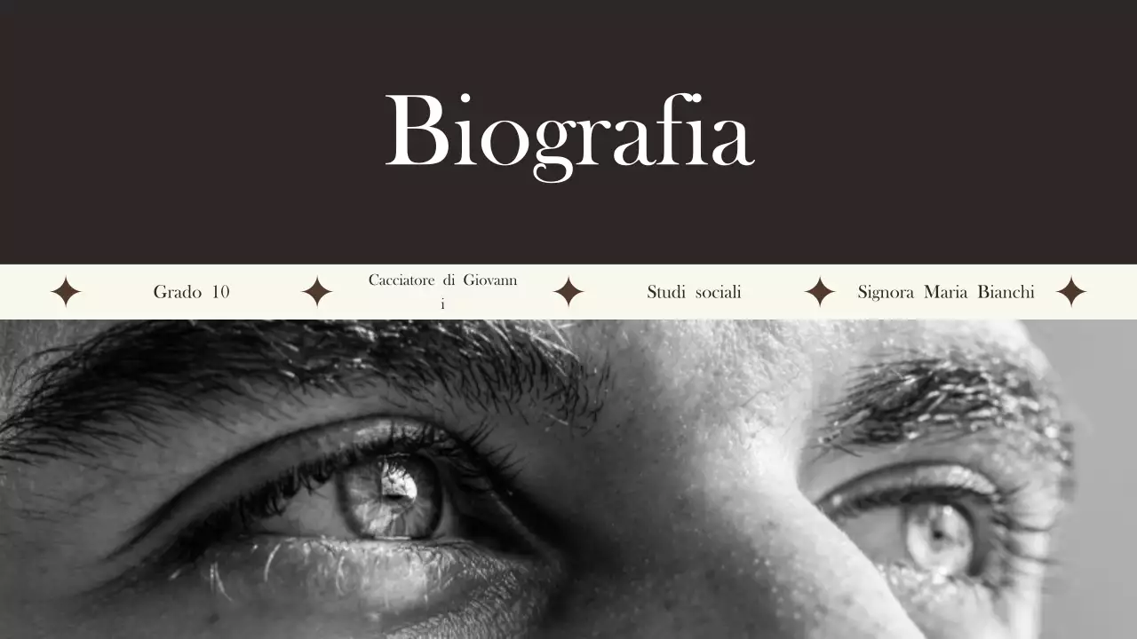 Presentazione della biografia moderna nera