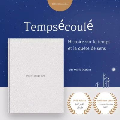 Annonce de lecture simple bleue