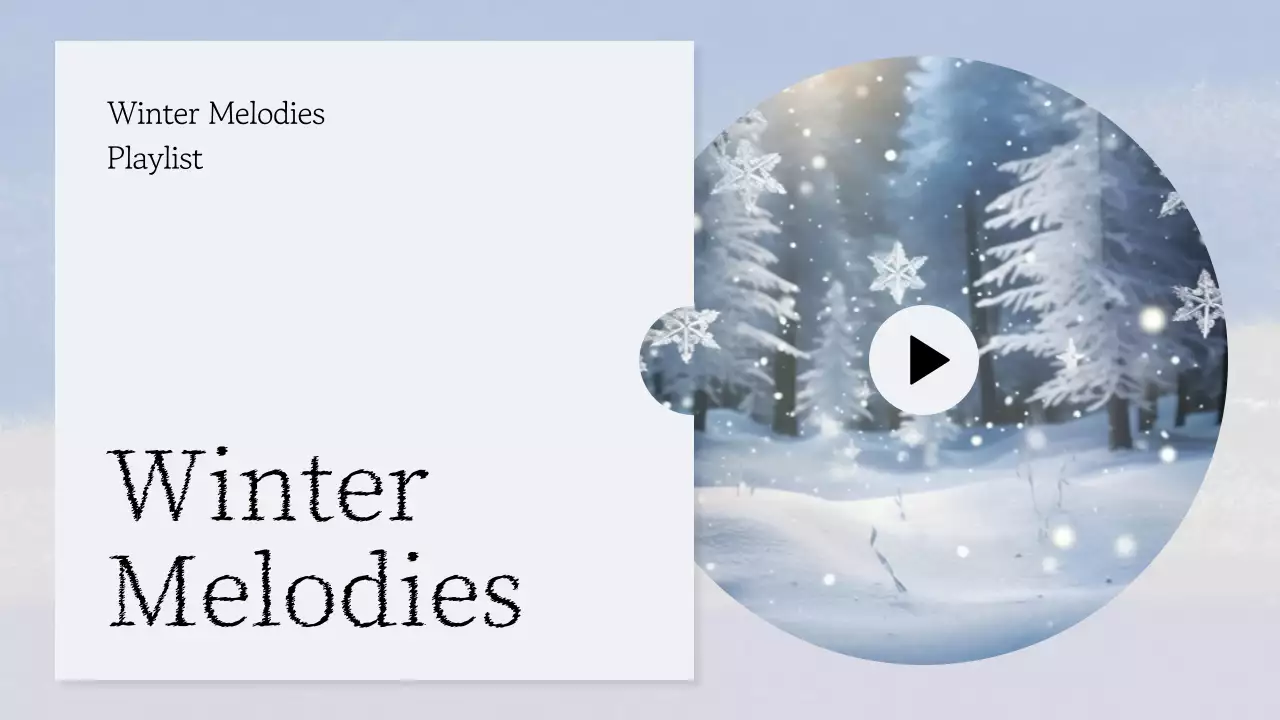 Daftar Putar Musim Dingin Estetika Biru Gambar Mini YouTube