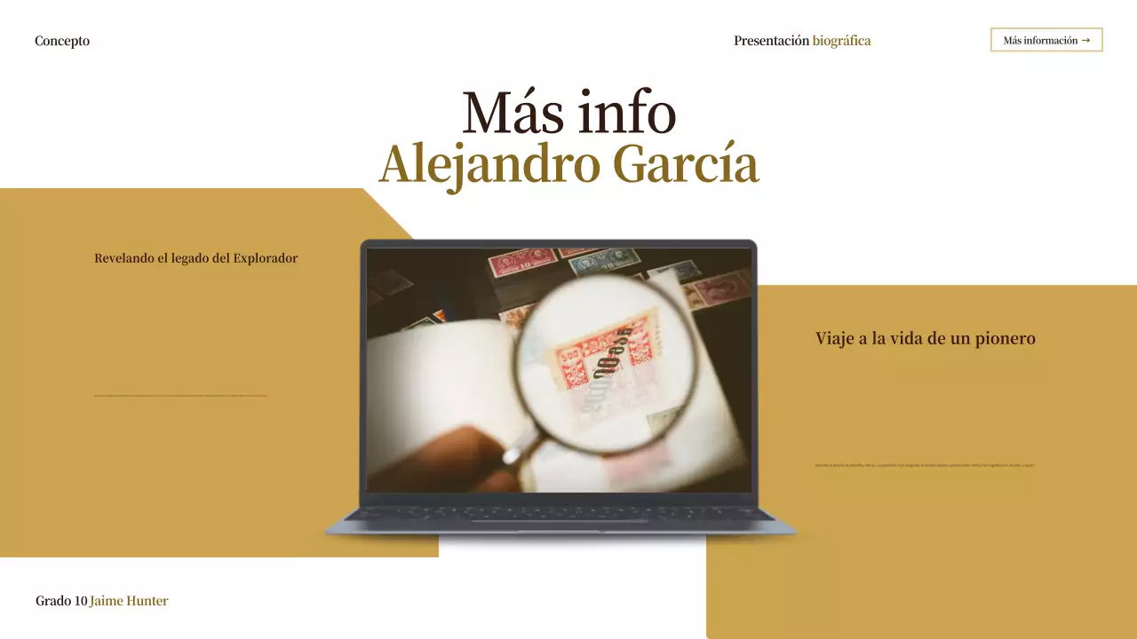 beige vintage biografía clase