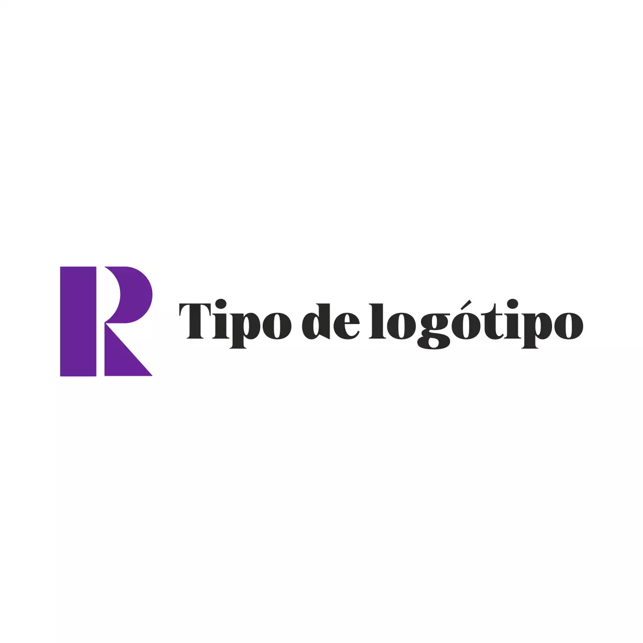 design de marca moderno púrpura