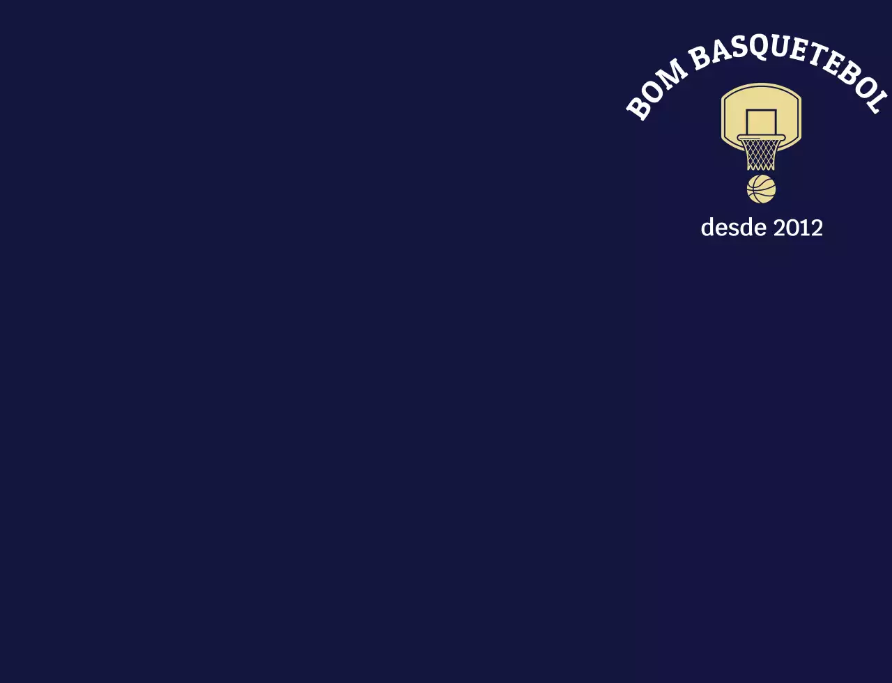 Logótipo de basquetebol vintage moderno