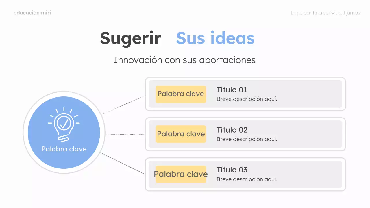 menta y rosa moderno diseño de guía de brainstorming