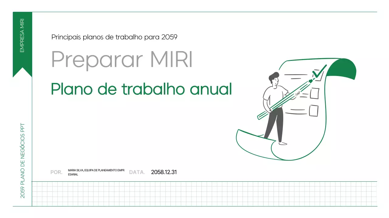Resumo Planear um plano de trabalho limpo
