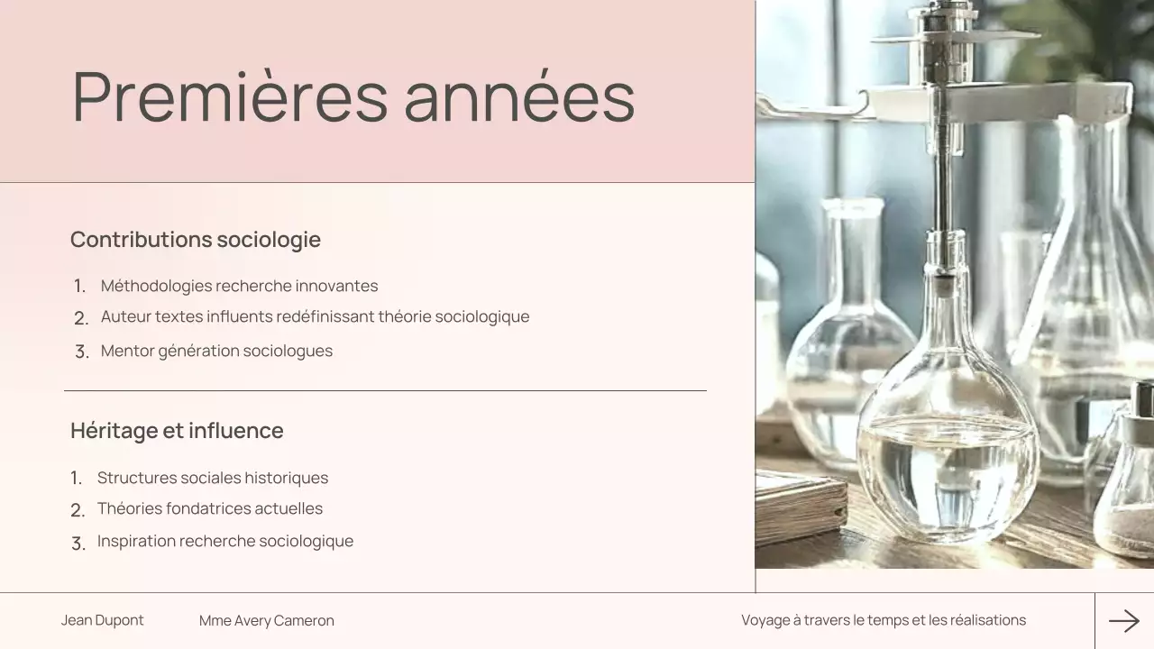 cours de biographie moderne rose