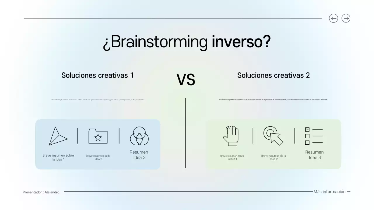 azul y verde limpio digital guía de ideas