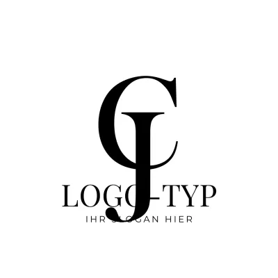 schwarzes modernes Logo-Design