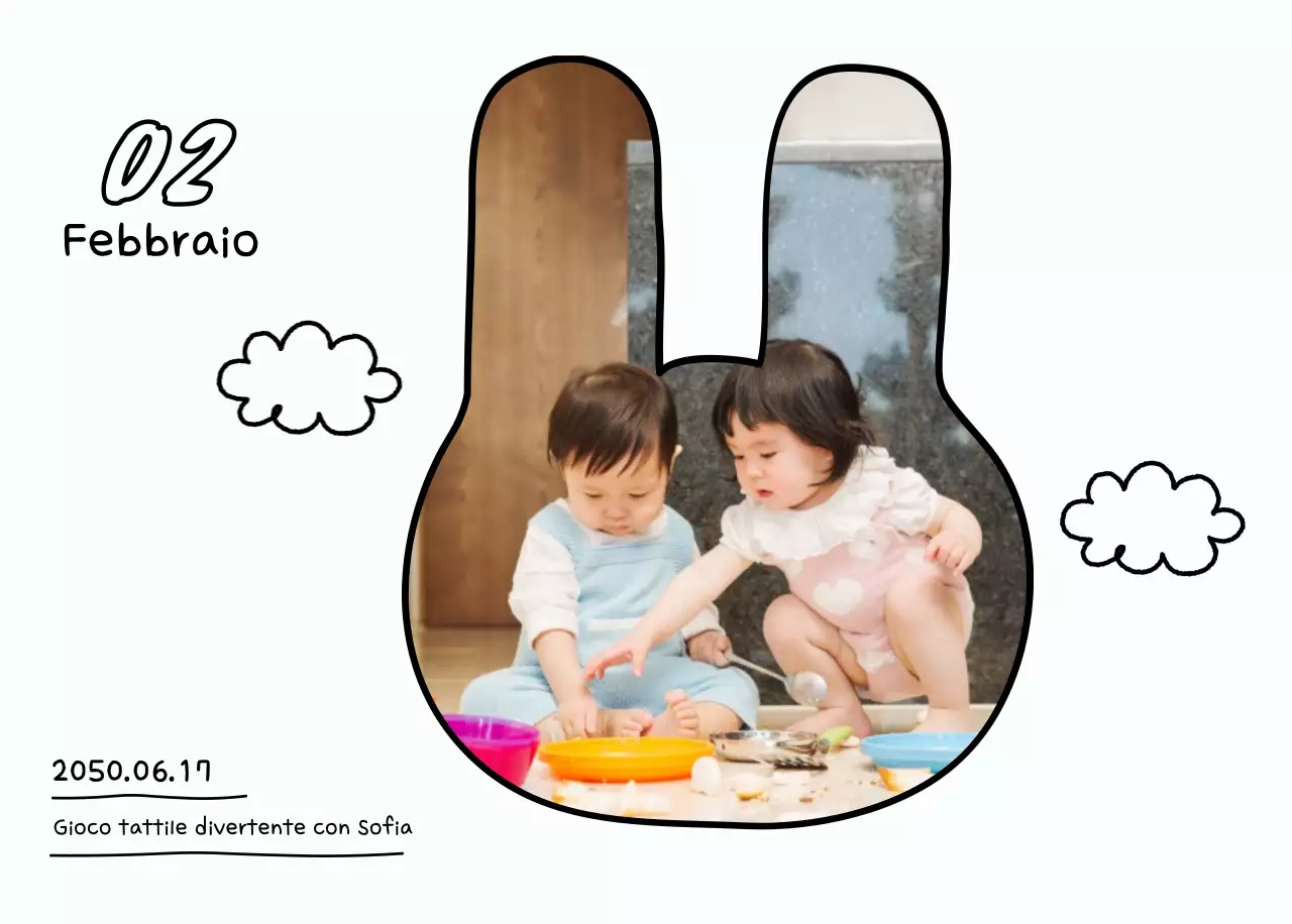 Calendario fotografico di Capodanno