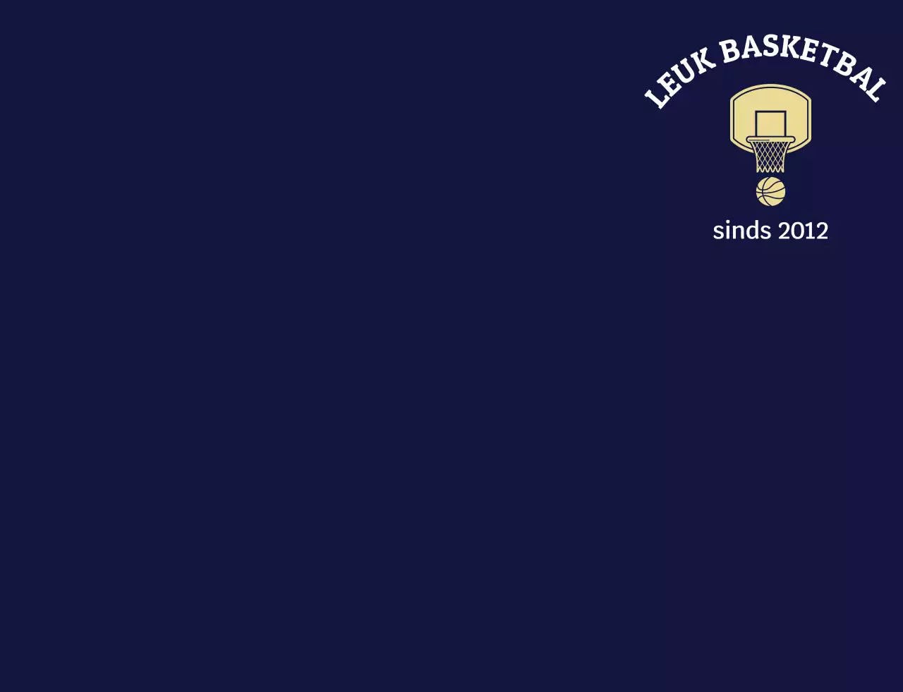 Modern vintage basketballogo