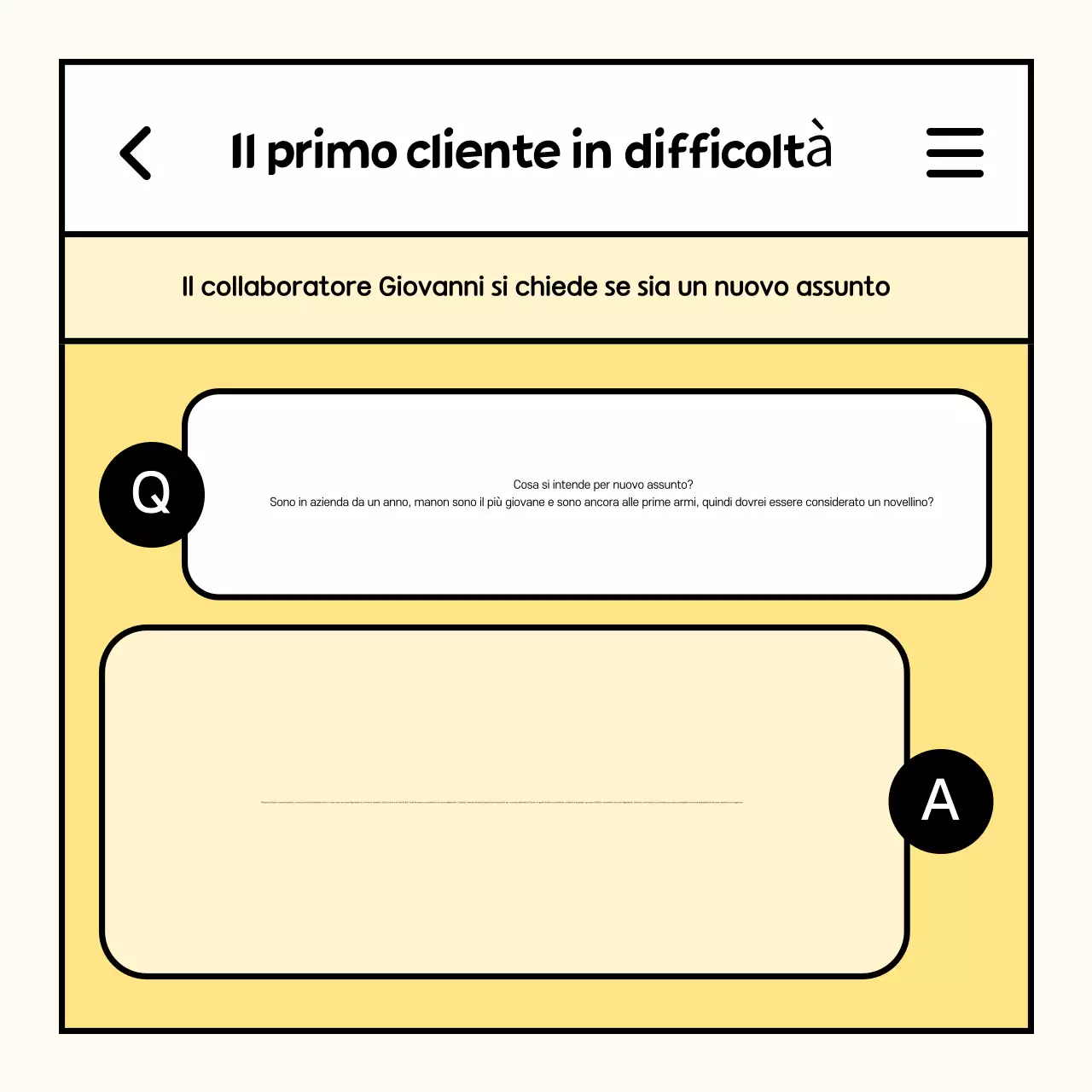 Promuovere la consulenza gialla sulle preoccupazioni dei dipendenti
