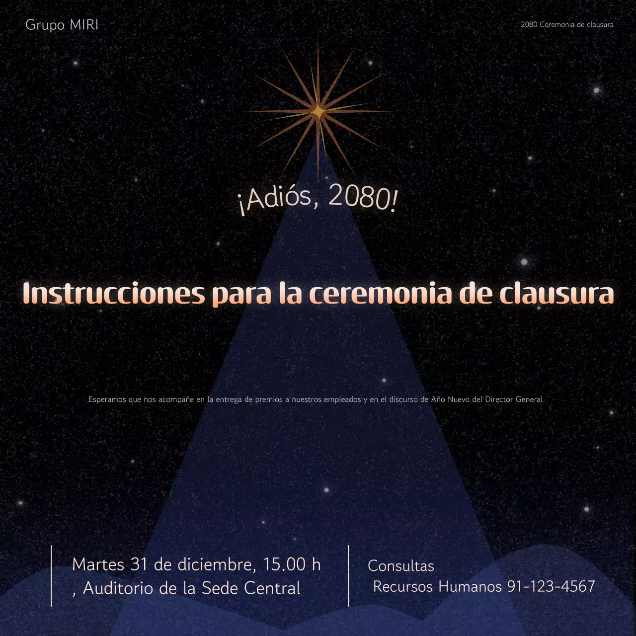 Guía de eventos de fin de año Black Chic