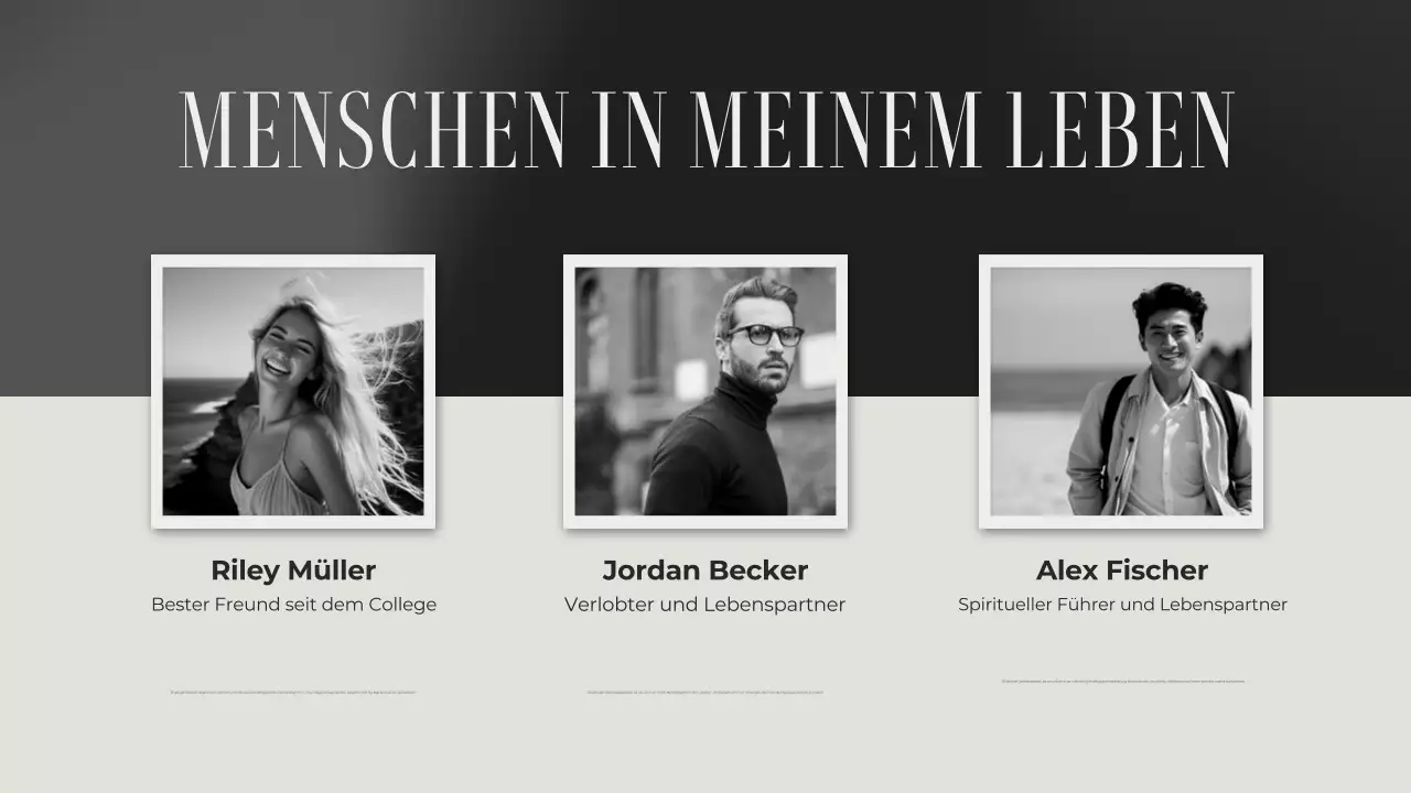 graue ästhetische klassische einführung portfolio präsentation