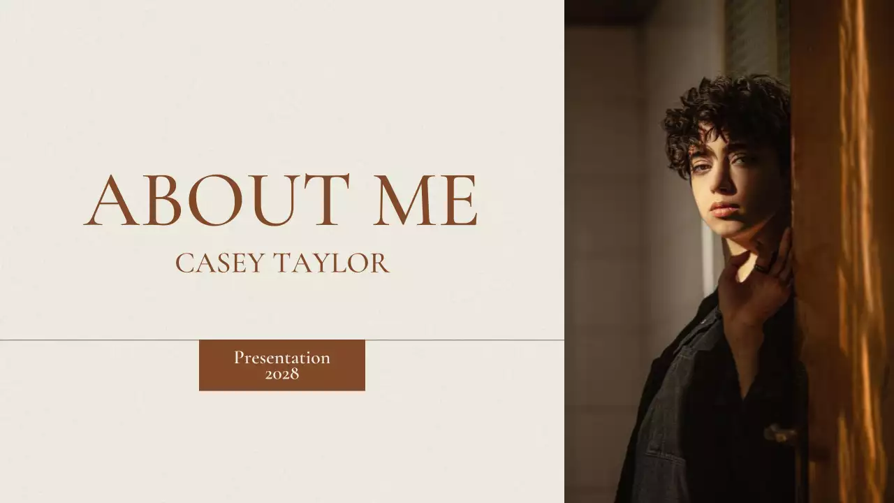 Beige Modern Personal Presentation