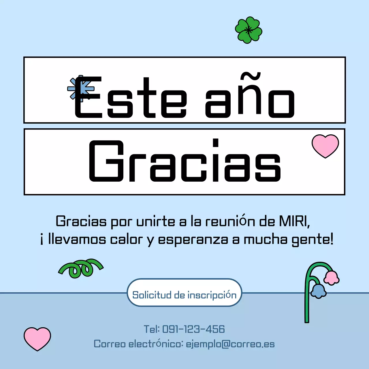 Bonita agenda de color azul claro