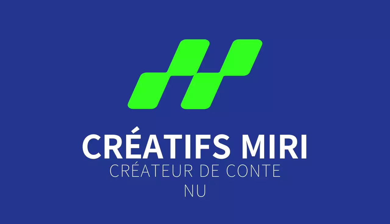 Carte de visite moderne bleue