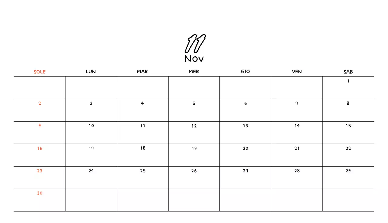 Calendario giallo con foto carine