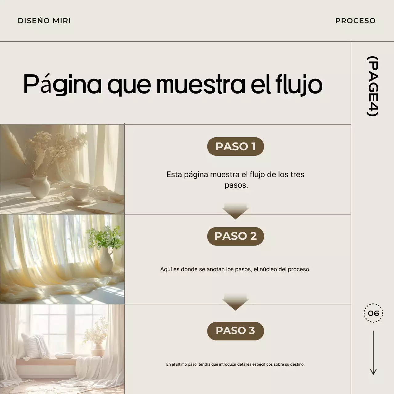 Beige Simple Card News Template