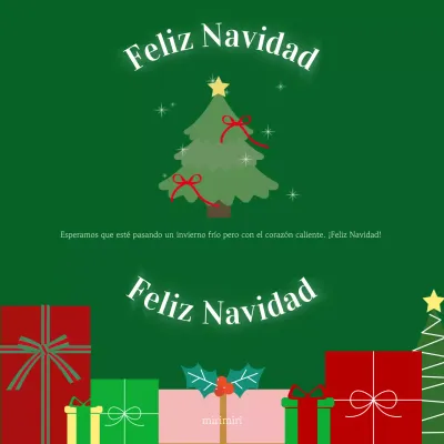 Fiestas navideñas Green Simple
