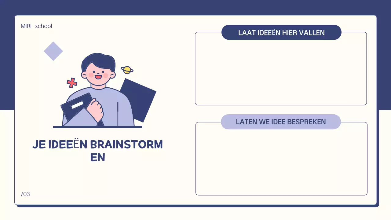 marine cartoon onderwijs presentatie