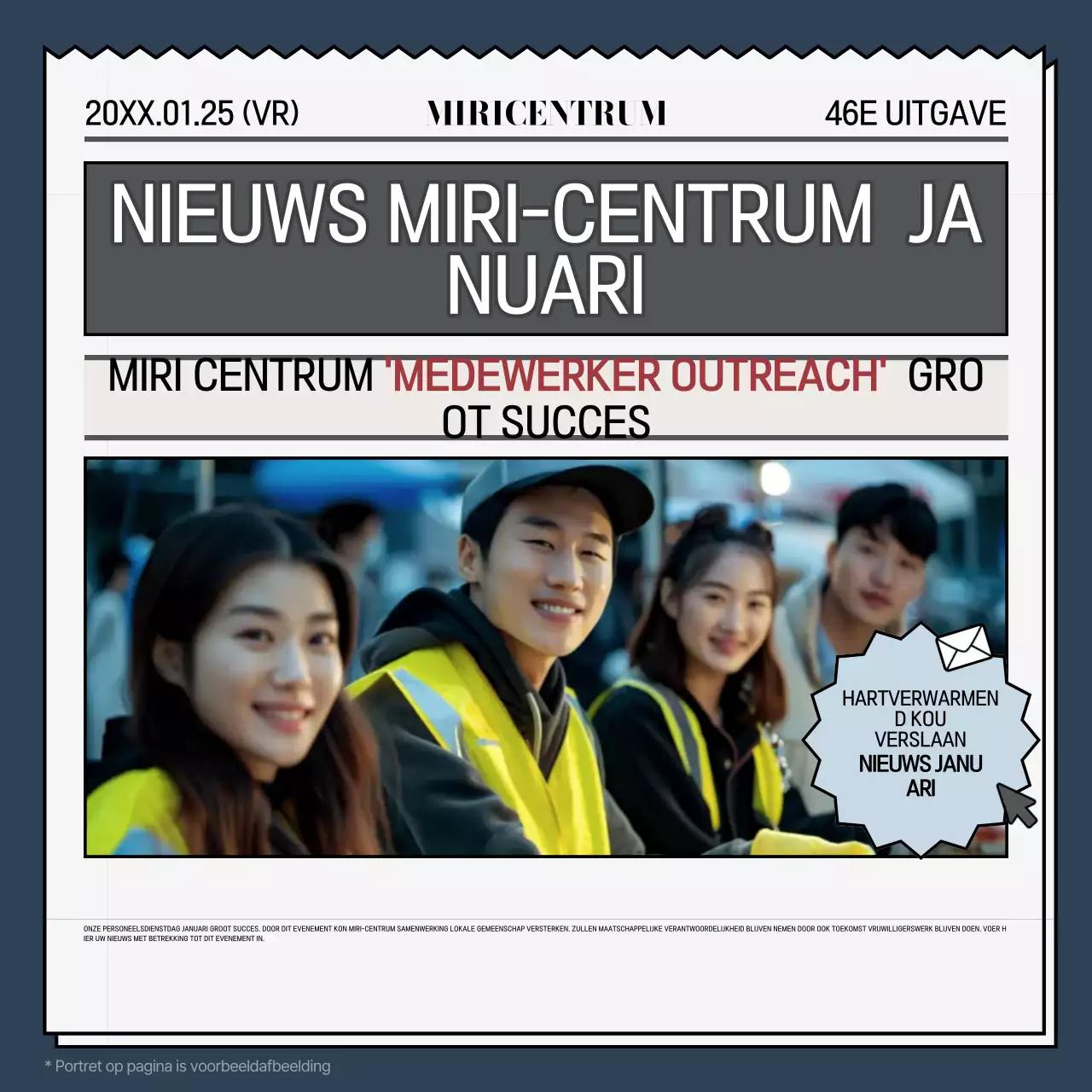 Blue Modern Vrijwilligersgids