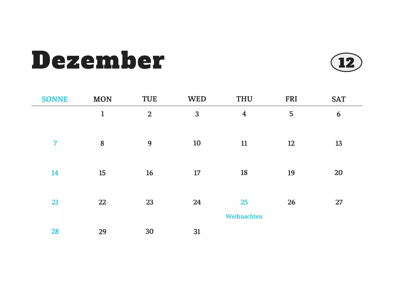 Weißer Neat Ballet-Tier-Fotokalender