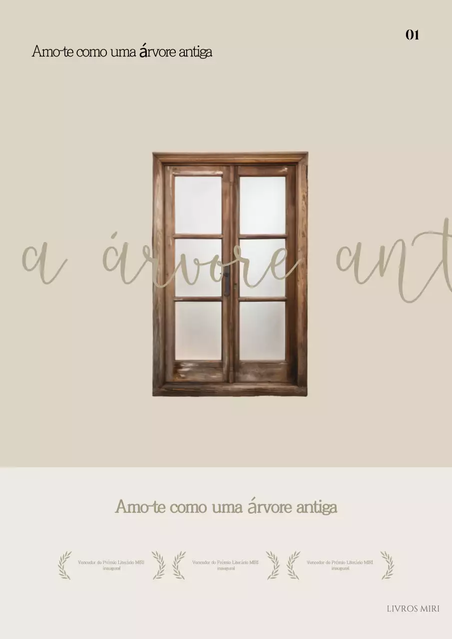 Introdução à literatura Bege Vintage