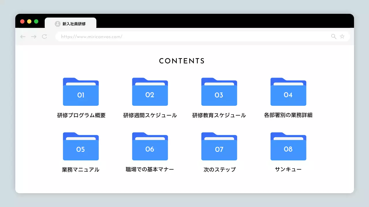 白 シンプル 研修 マニュアル プレゼンテーション