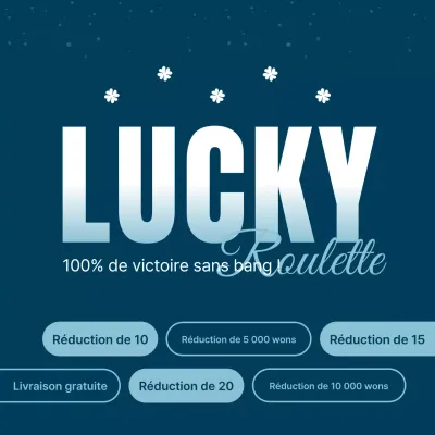 Événement promotionnel moderne bleu