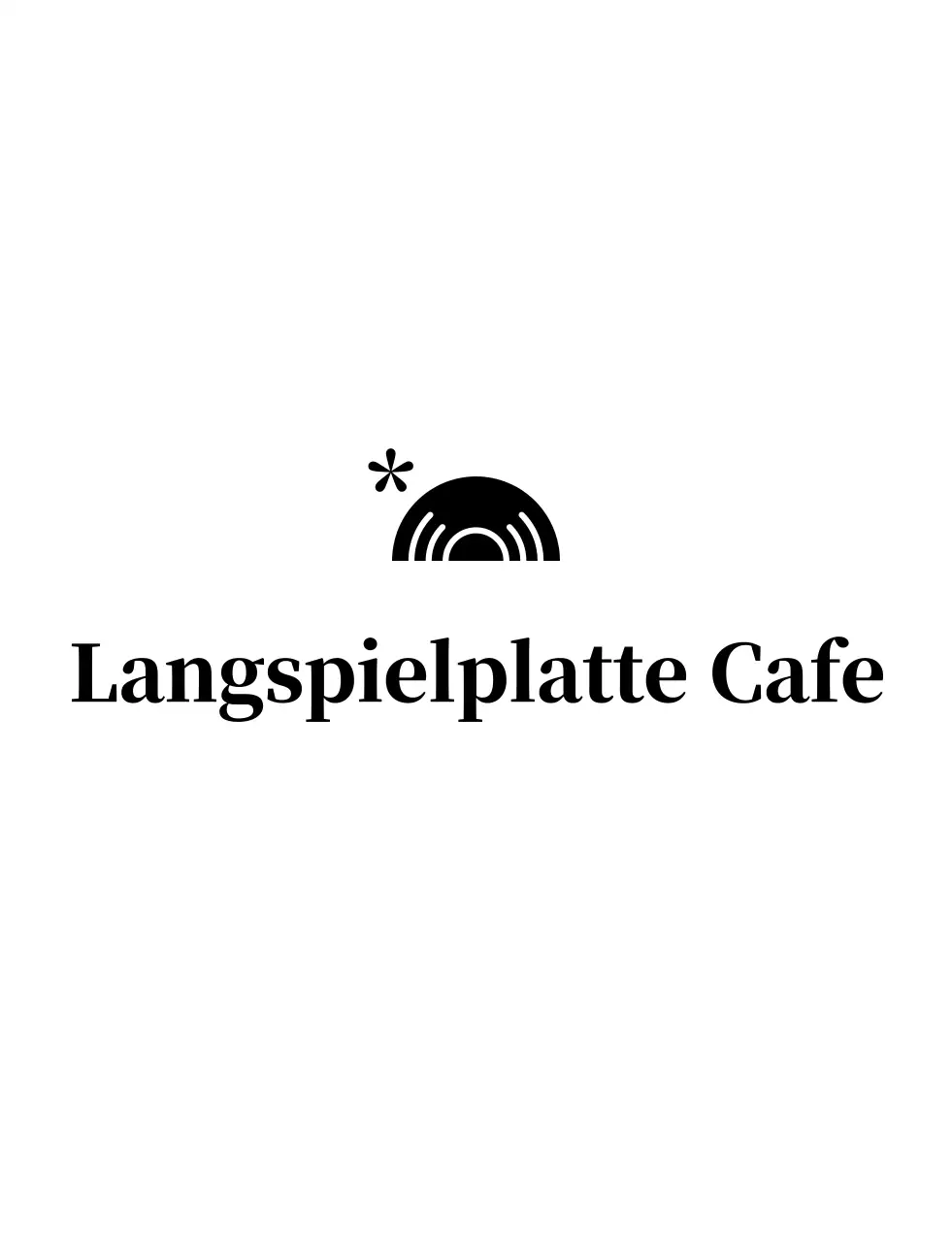 Förderung eines weißen, minimalistischen Cafés