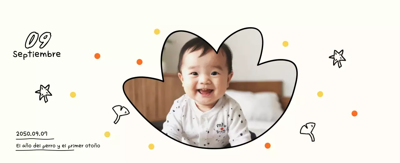 Bonito calendario con fotos de Año Nuevo