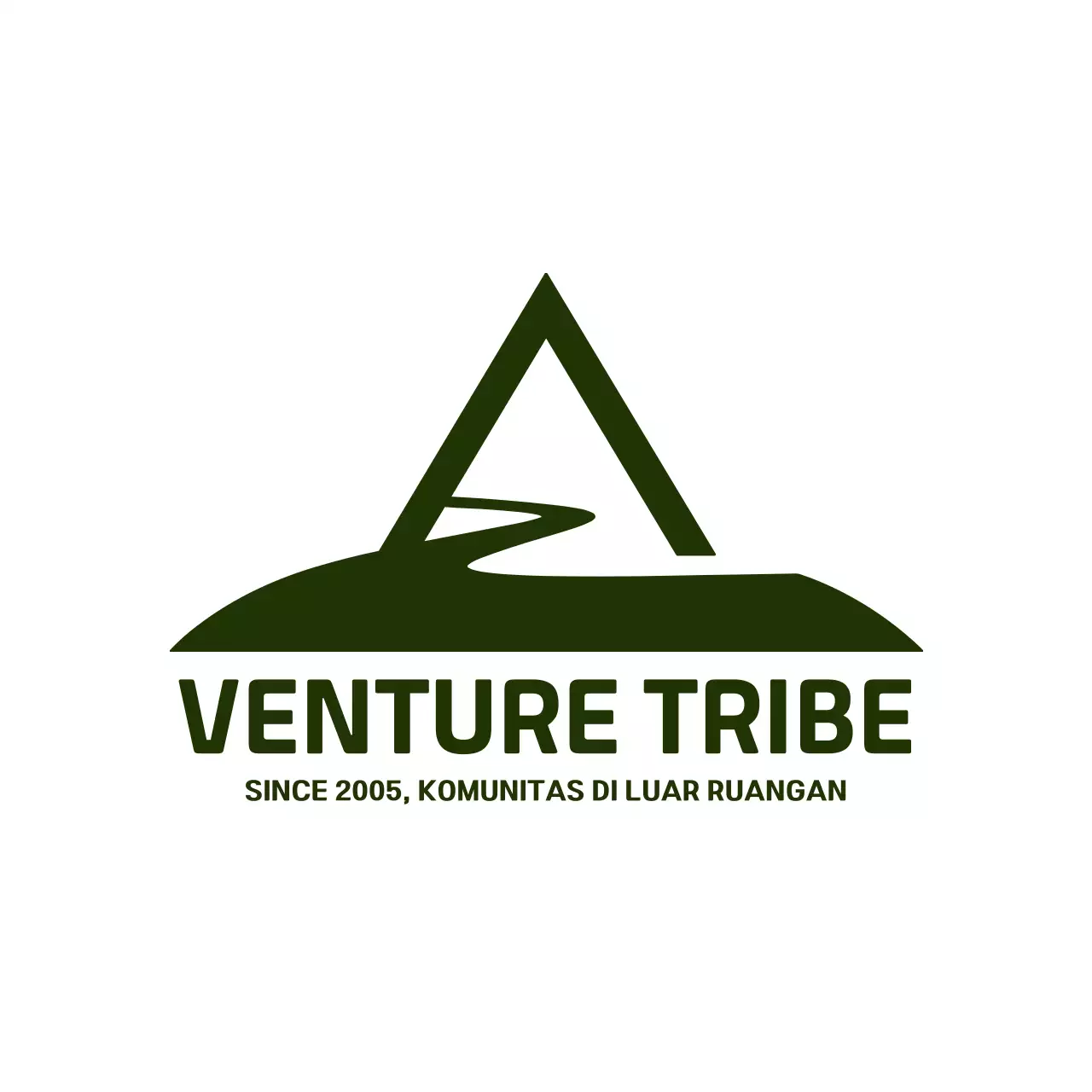 Green Minimal Adventure Logo