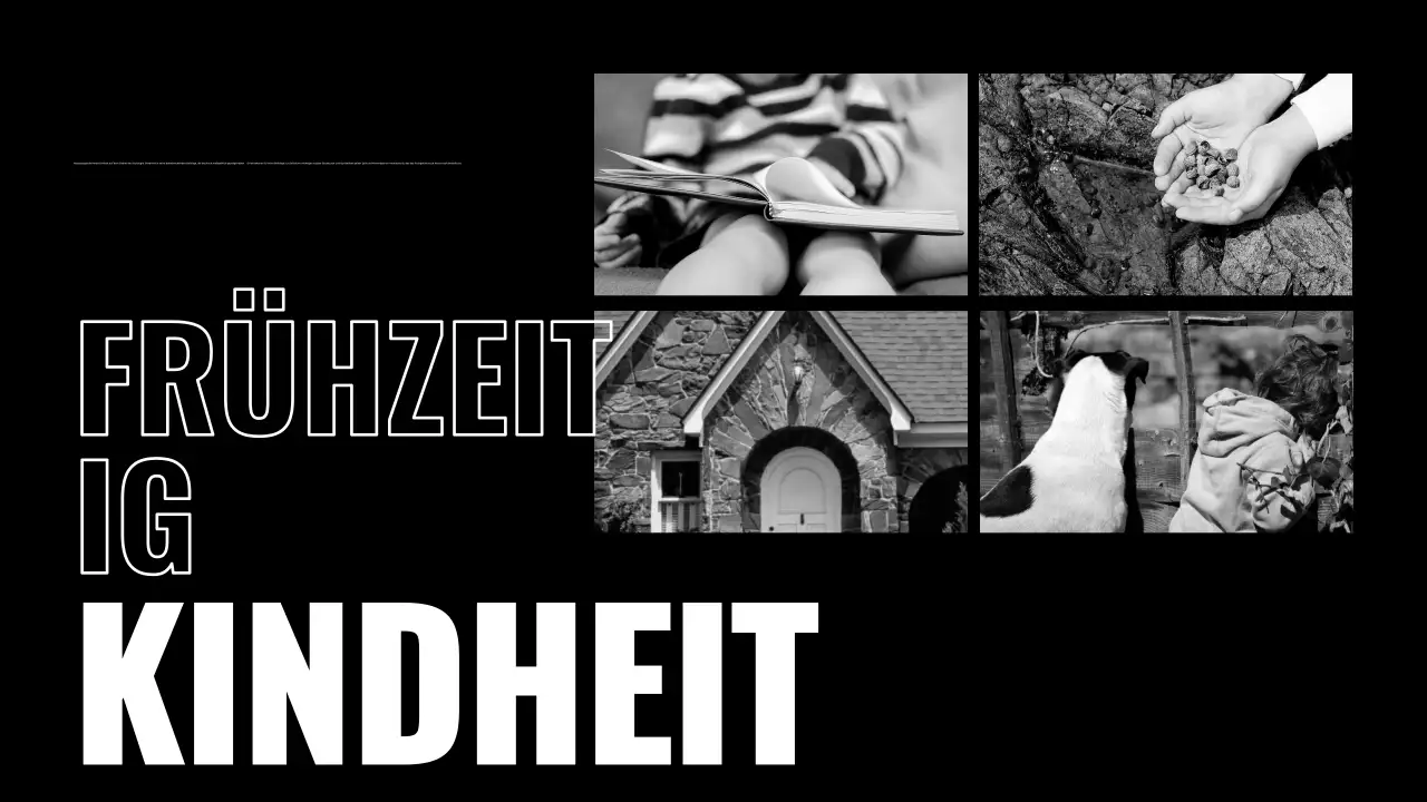 Schwarz-Weiß-Biographie Präsentation