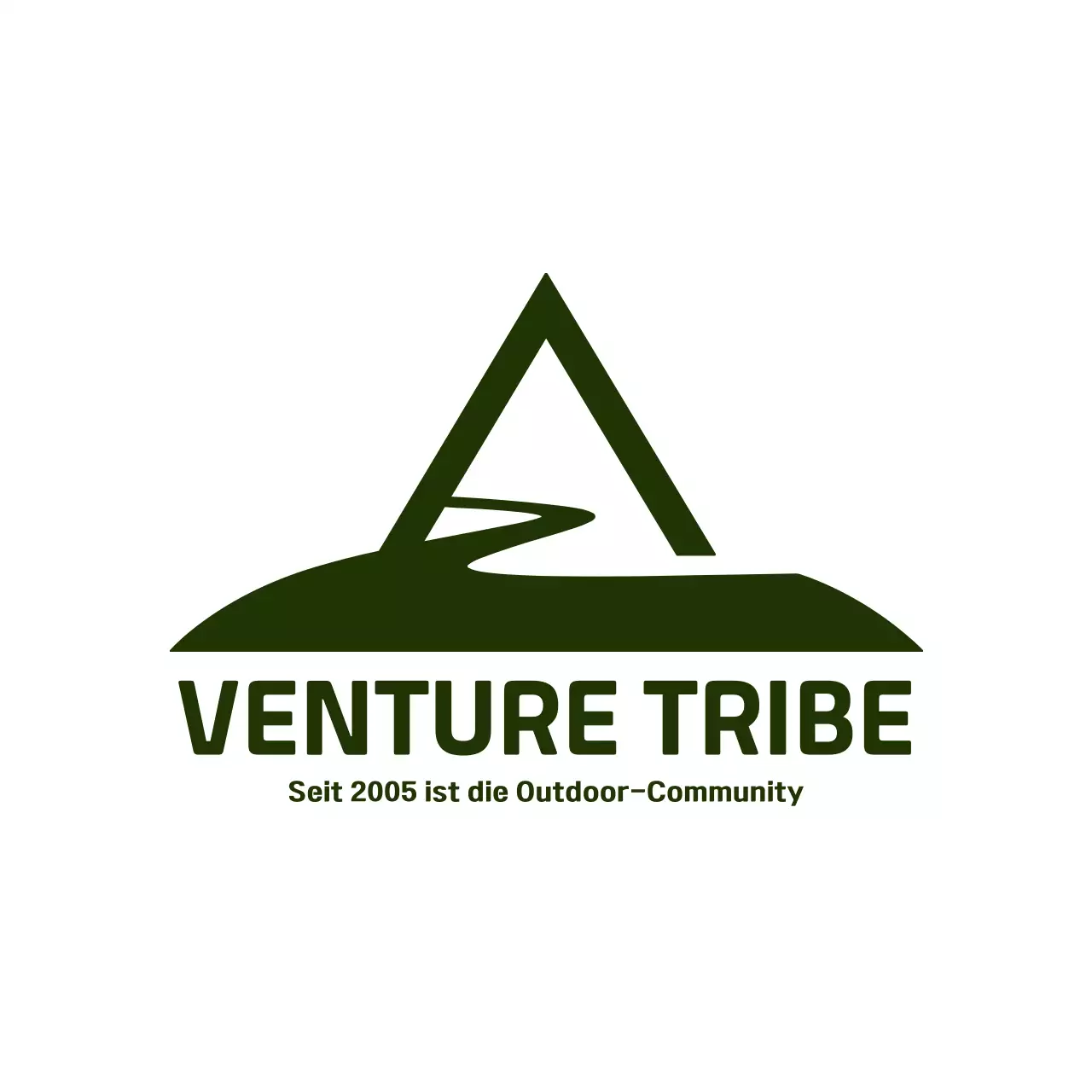 grünes Logo Abenteuer modern minimal Stil