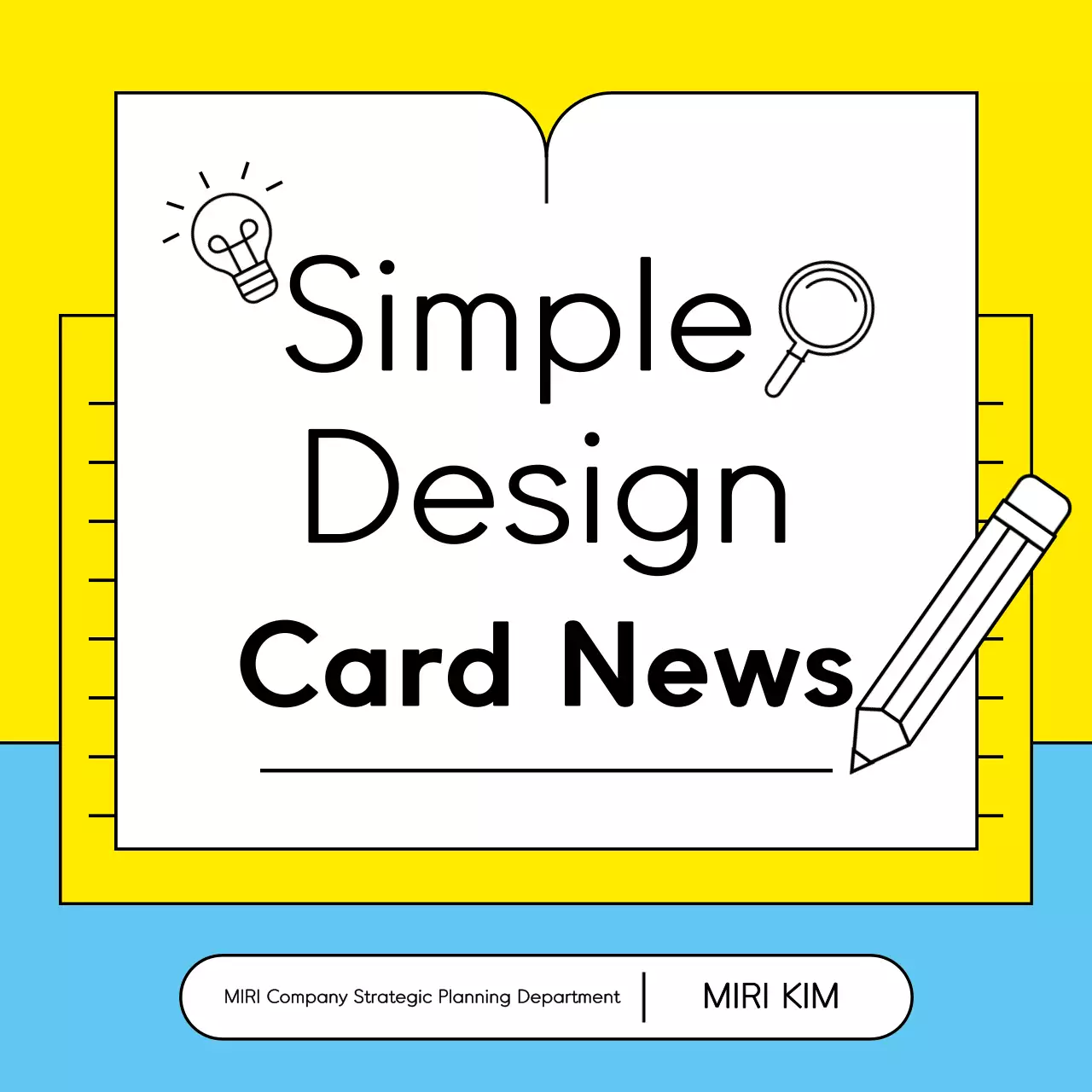 Guia de design simples amarelo Instagram Carousel