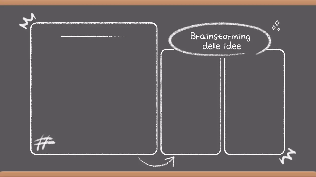 Presentazione Brainstorming Vintage Grigio