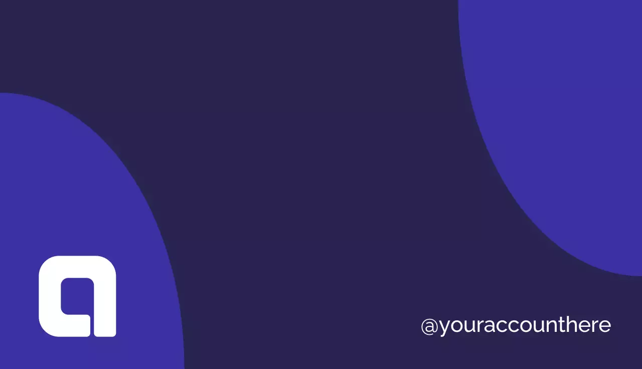 Blue Minimal Business Card