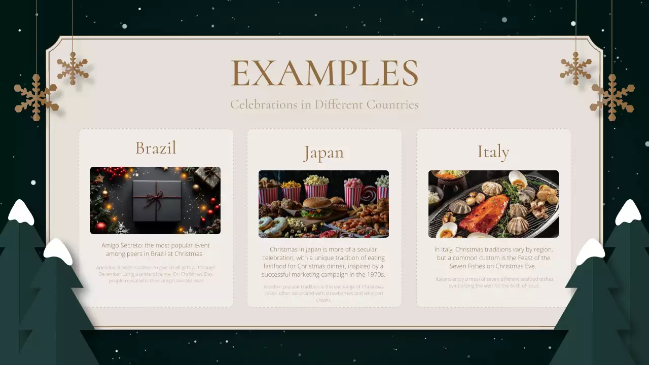 Beige Elegant Christmas Guide Presentation