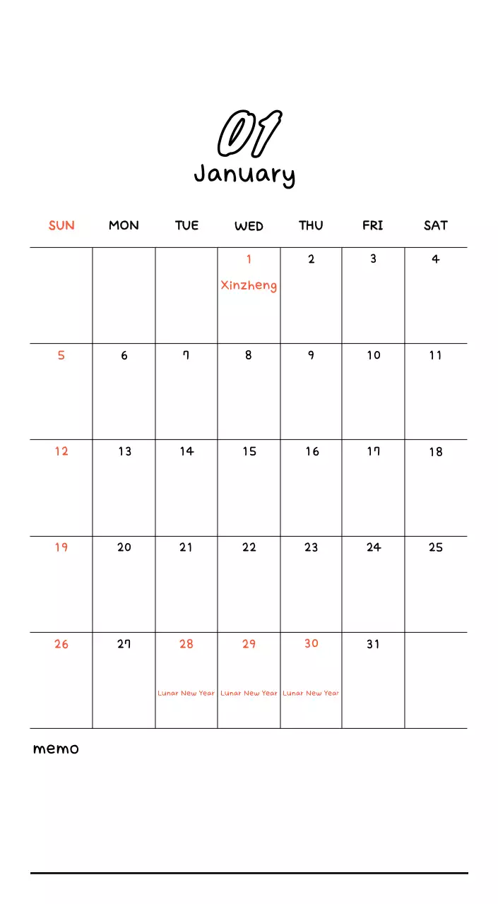 Adorable photo calendar