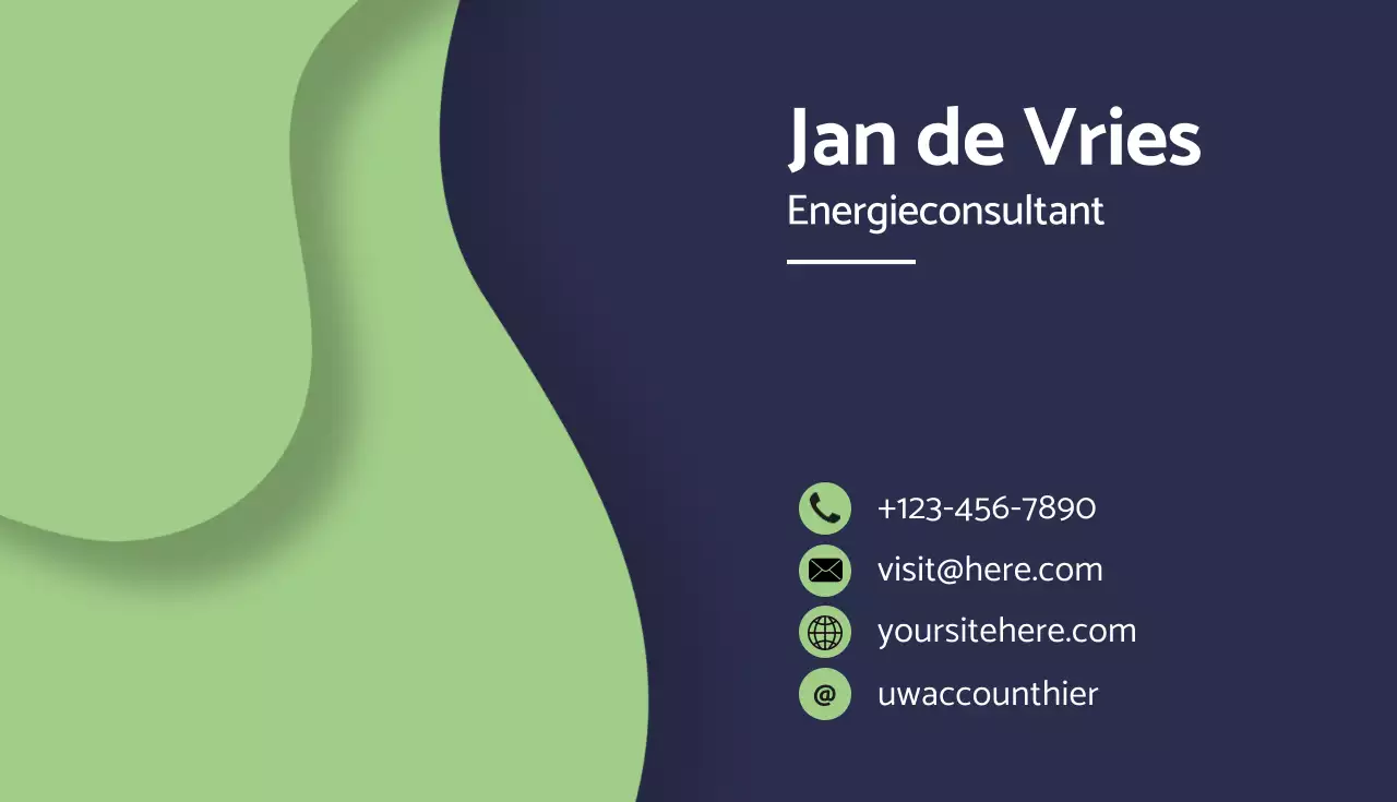 Marine Modern Visitekaartje