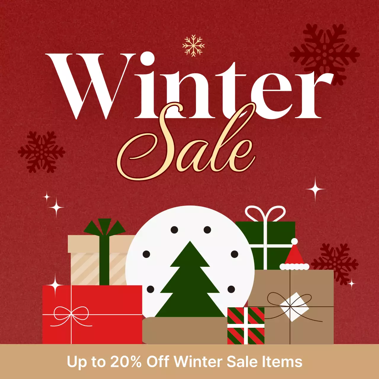 Carrossel do Instagram para eventos de Natal moderno azul