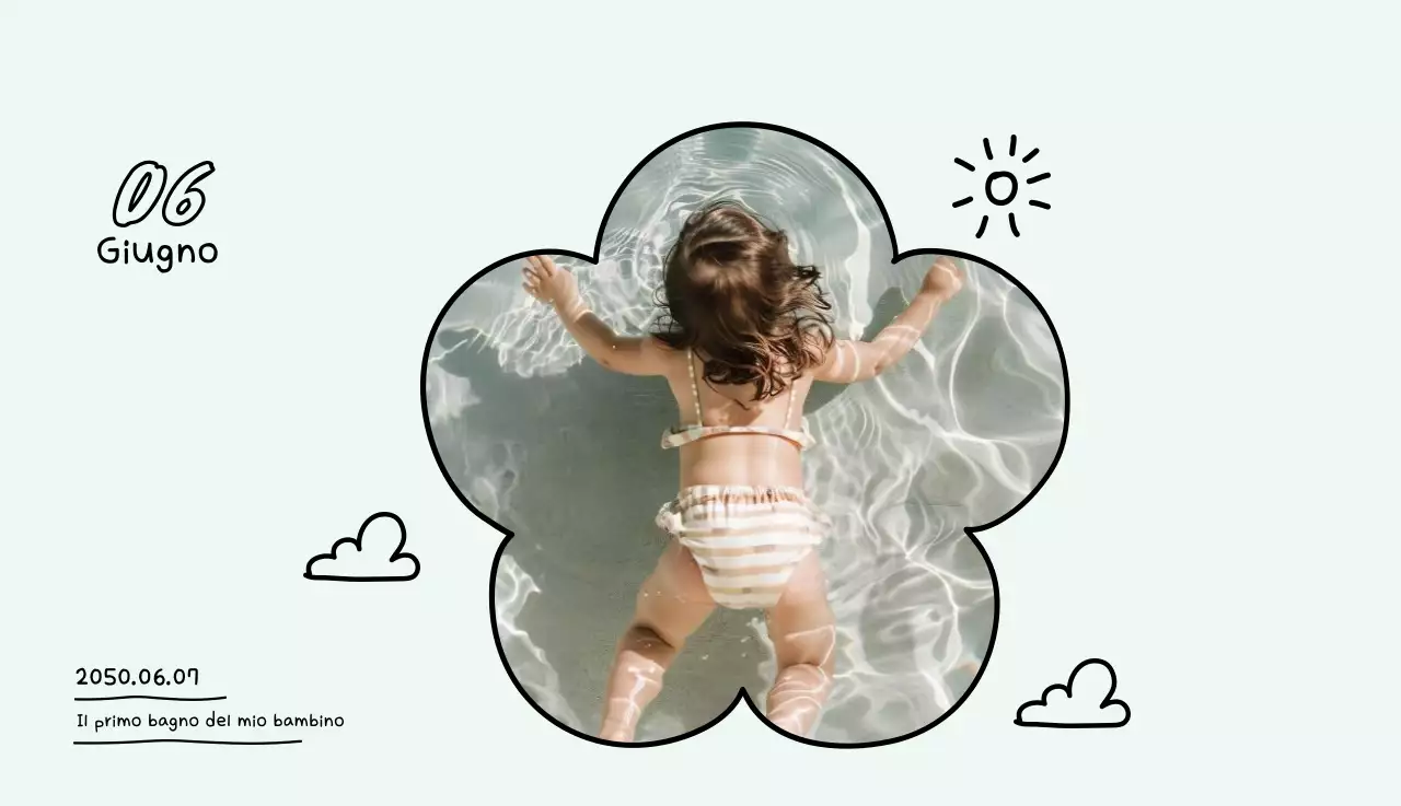 Calendario giallo con foto carine