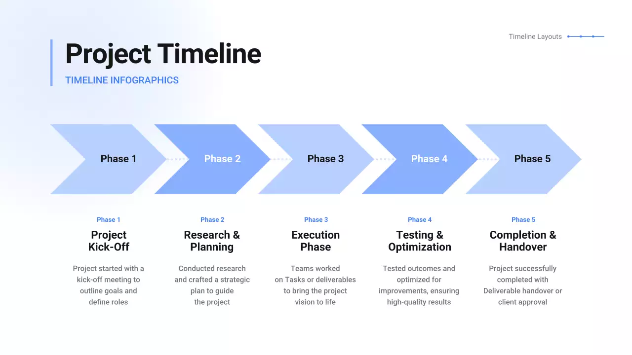 블루 모던 비즈니스 프로모션 프리젠테이션