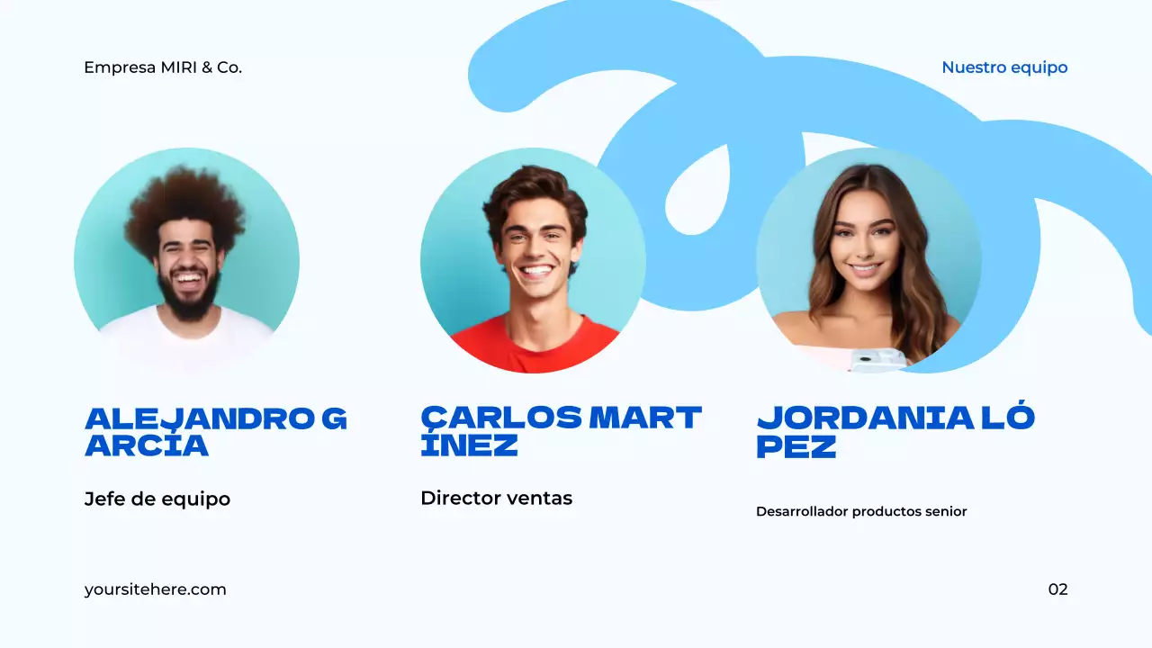 documento de propuesta de proyecto blue modern