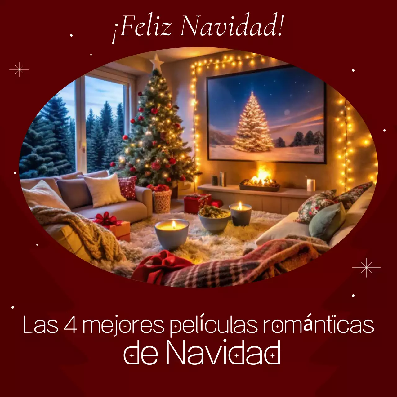 Picos rojos navideños